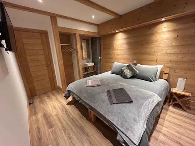 Chalet La Grande Vue Saint-Jean-dʼAulps 客房 照片